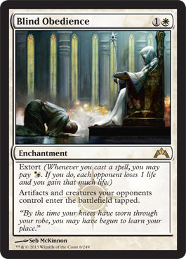 Blind Obedience (Gatecrash) Light Play Foil