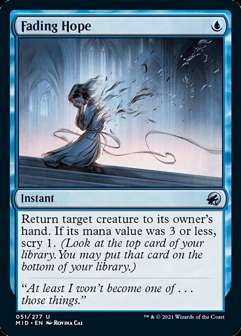 Fading Hope (Innistrad: Midnight Hunt) Near Mint