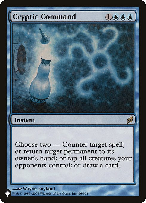 Cryptic Command (The List) Light Play
