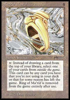 Ring of Ma'ruf (Arabian Nights) Heavy Play