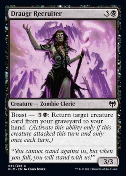 Draugr Recruiter (Kaldheim) Near Mint Foil