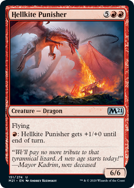 Hellkite Punisher (Magic 2021 Core Set) Near Mint