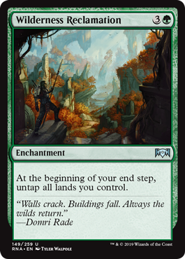 Wilderness Reclamation (Ravnica Allegiance) Light Play
