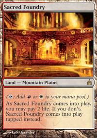 Sacred Foundry (Ravnica) Medium Play Foil