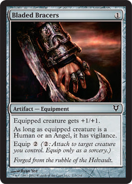 Bladed Bracers (Avacyn Restored) Light Play Foil