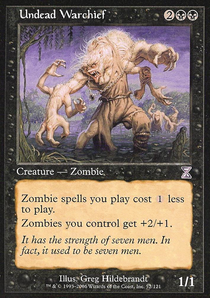 Undead Warchief (Time Spiral Time Shifted) Light Play Foil
