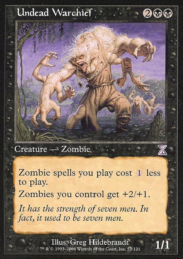 Undead Warchief (Time Spiral Time Shifted) Medium Play