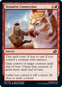 Tentative Connection (Ikoria: Lair of Behemoths) Near Mint Foil