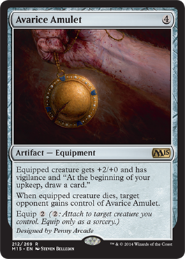 Avarice Amulet (Magic 2015 Core Set) Near Mint Foil