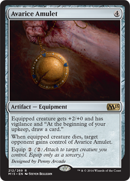 Avarice Amulet (Magic 2015 Core Set) Light Play