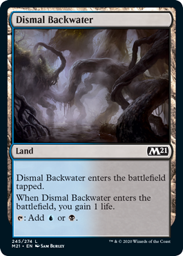 Dismal Backwater (Magic 2021 Core Set) Near Mint