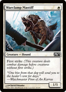 Warclamp Mastiff (Magic 2013 Core Set) Medium Play
