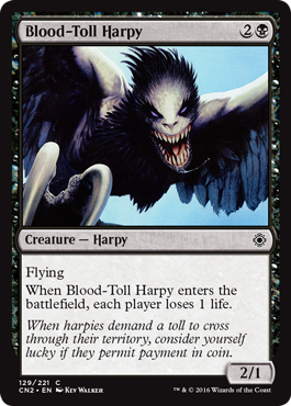 Blood-Toll Harpy (Conspiracy: Take the Crown) Near Mint