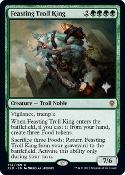 Feasting Troll King (Promo Pack: Throne of Eldraine) Near Mint