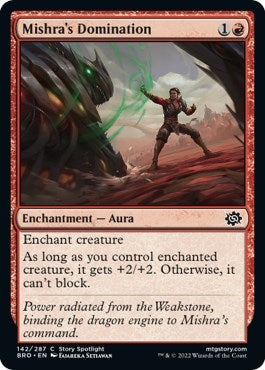 Mishra's Domination (The Brothers' War) Light Play Foil