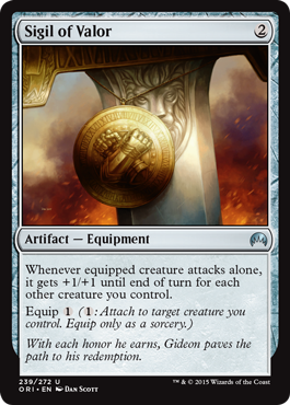 Sigil of Valor (Magic Origins) Medium Play