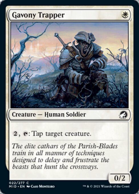 Gavony Trapper (Innistrad: Midnight Hunt) Near Mint Foil