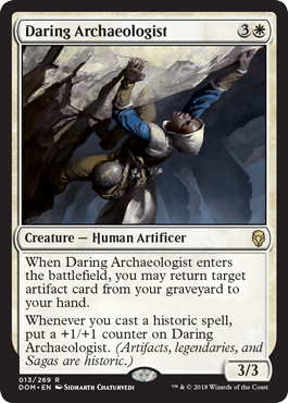 Daring Archaeologist (Dominaria) Medium Play