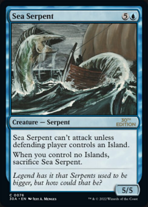 Sea Serpent (30th Anniversary Edition) Near Mint