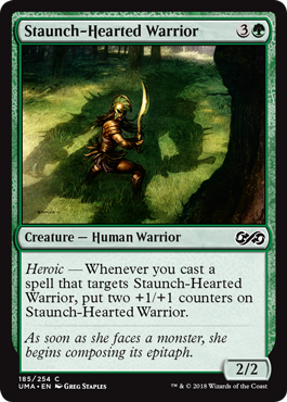 Staunch-Hearted Warrior (Ultimate Masters) Medium Play Foil