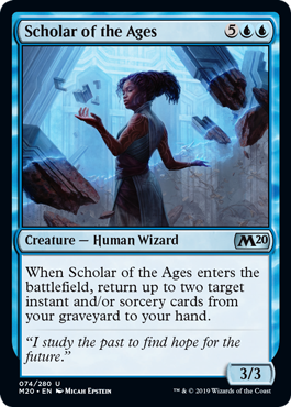 Scholar of the Ages (Magic 2020 Core Set) Near Mint