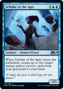 Scholar of the Ages (Magic 2020 Core Set) Near Mint Foil
