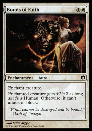 Bonds of Faith (Duel Decks: Heroes vs Monsters) Light Play