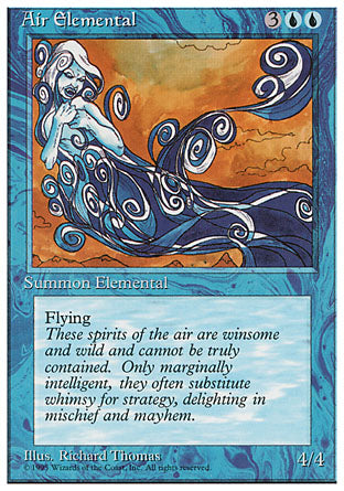 Air Elemental (4th Edition) Medium Play