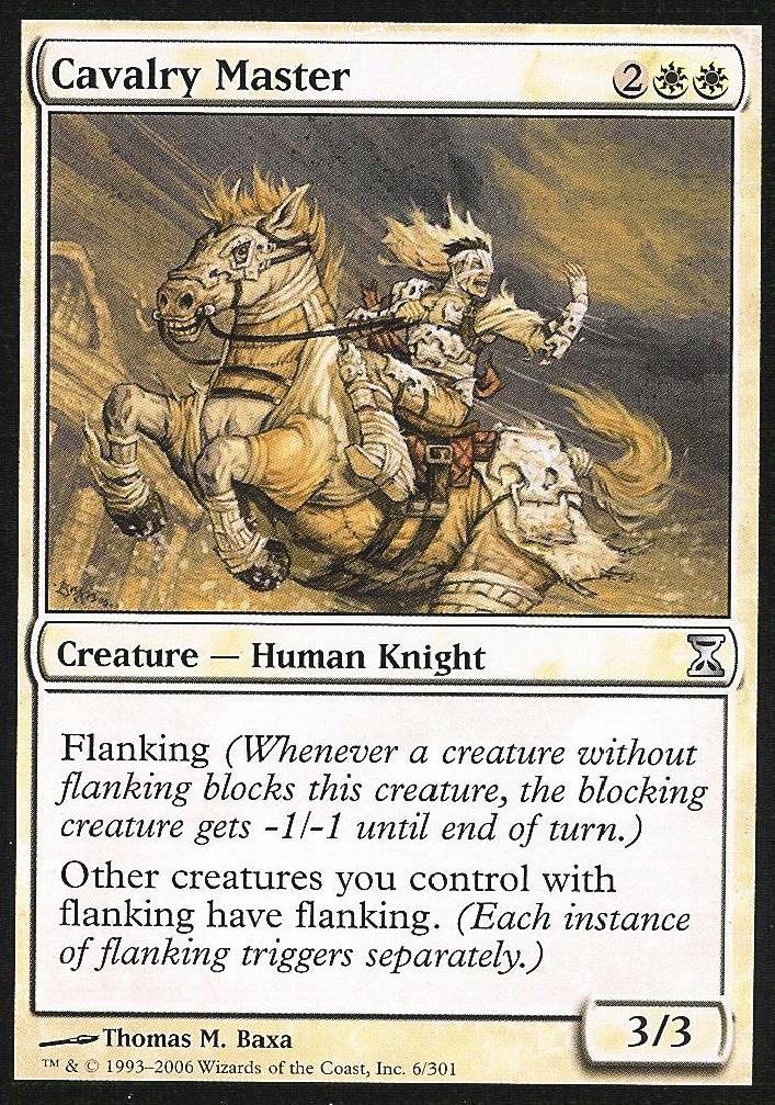 Cavalry Master (Time Spiral) Medium Play