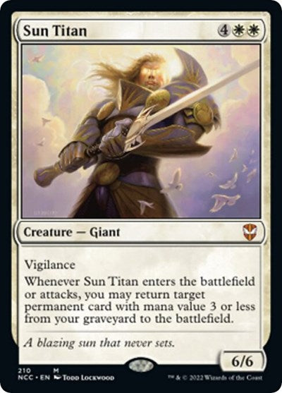 Sun Titan (Commander: Streets of New Capenna) Near Mint