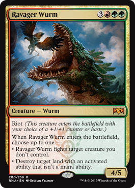 Ravager Wurm (Ravnica Allegiance) Near Mint