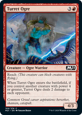 Turret Ogre (Magic 2021 Core Set) Near Mint