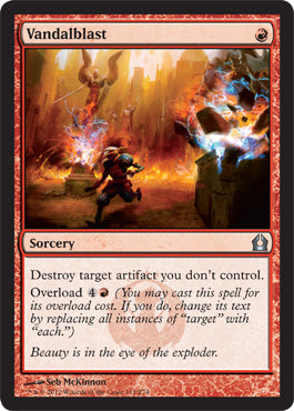 Vandalblast (Return to Ravnica) Medium Play Foil