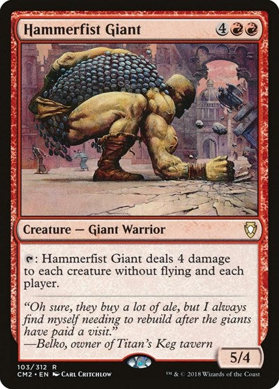 Hammerfist Giant (Commander Anthology Volume II) Near Mint