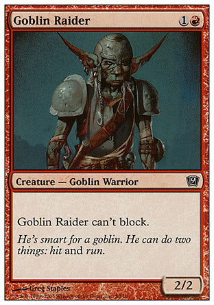 Goblin Raider (9th Edition) Light Play