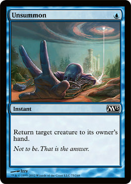 Unsummon (Magic 2013 Core Set) Light Play