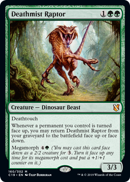 Deathmist Raptor (Commander 2019) Near Mint