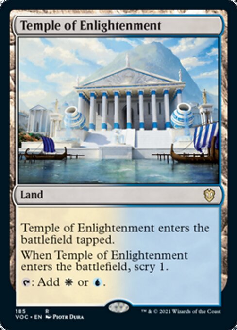 Temple of Enlightenment (Commander 2021 Crimson Vow) Near Mint