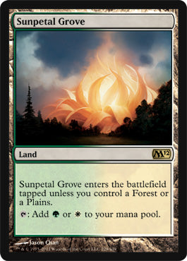 Sunpetal Grove (Magic 2012 Core Set) Light Play