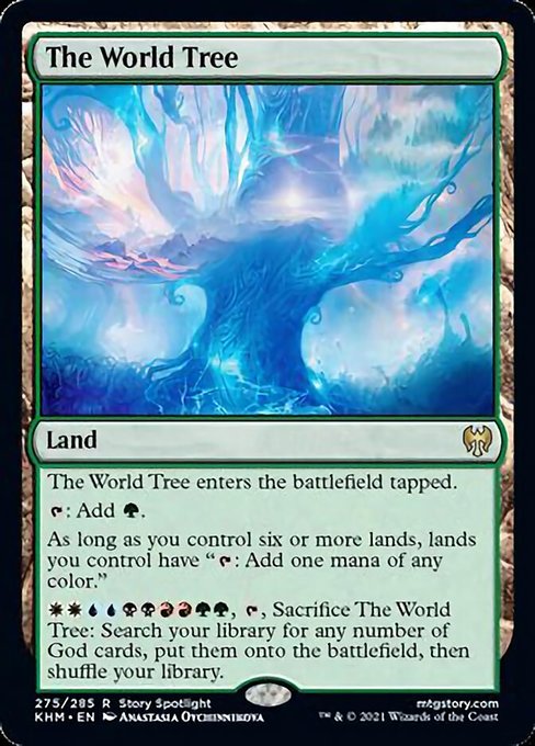 The World Tree (Kaldheim) Medium Play Foil