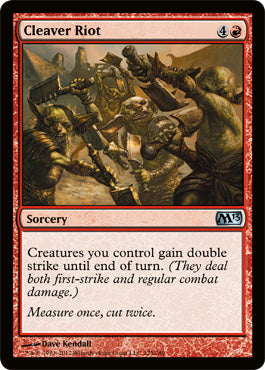 Cleaver Riot (Magic 2013 Core Set) Near Mint Foil
