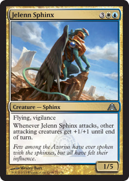 Jelenn Sphinx (Dragon's Maze) Light Play Foil