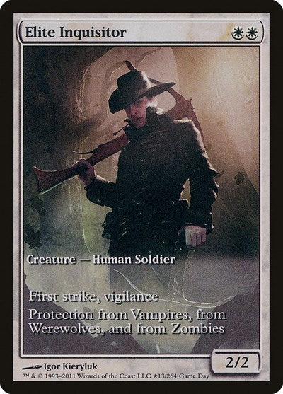 Elite Inquisitor (Promos: Game Day and Store Championship) Medium Play Foil