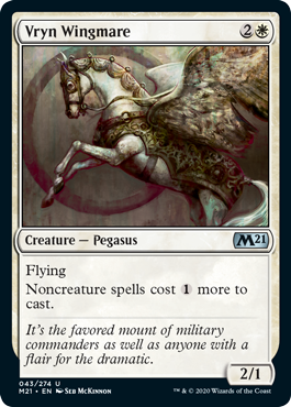 Vryn Wingmare (Magic 2021 Core Set) Medium Play