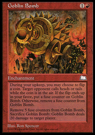 Goblin Bomb (Weatherlight) Near Mint