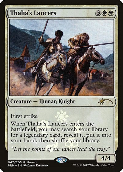 Thalia's Lancers (Promos: Media) Light Play Foil