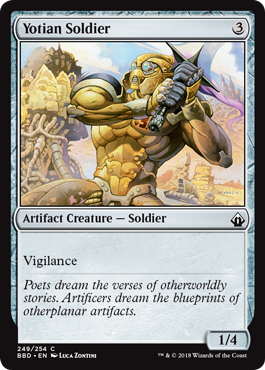 Yotian Soldier (Battlebond) Near Mint