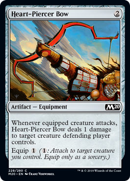 Heart-Piercer Bow (Magic 2020 Core Set) Near Mint