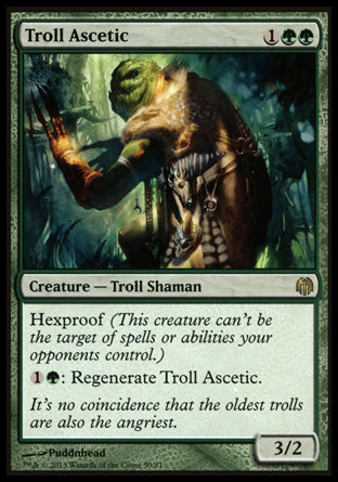 Troll Ascetic (Duel Decks: Heroes vs Monsters) Medium Play