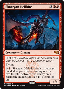 Skarrgan Hellkite (Ravnica Allegiance) Medium Play